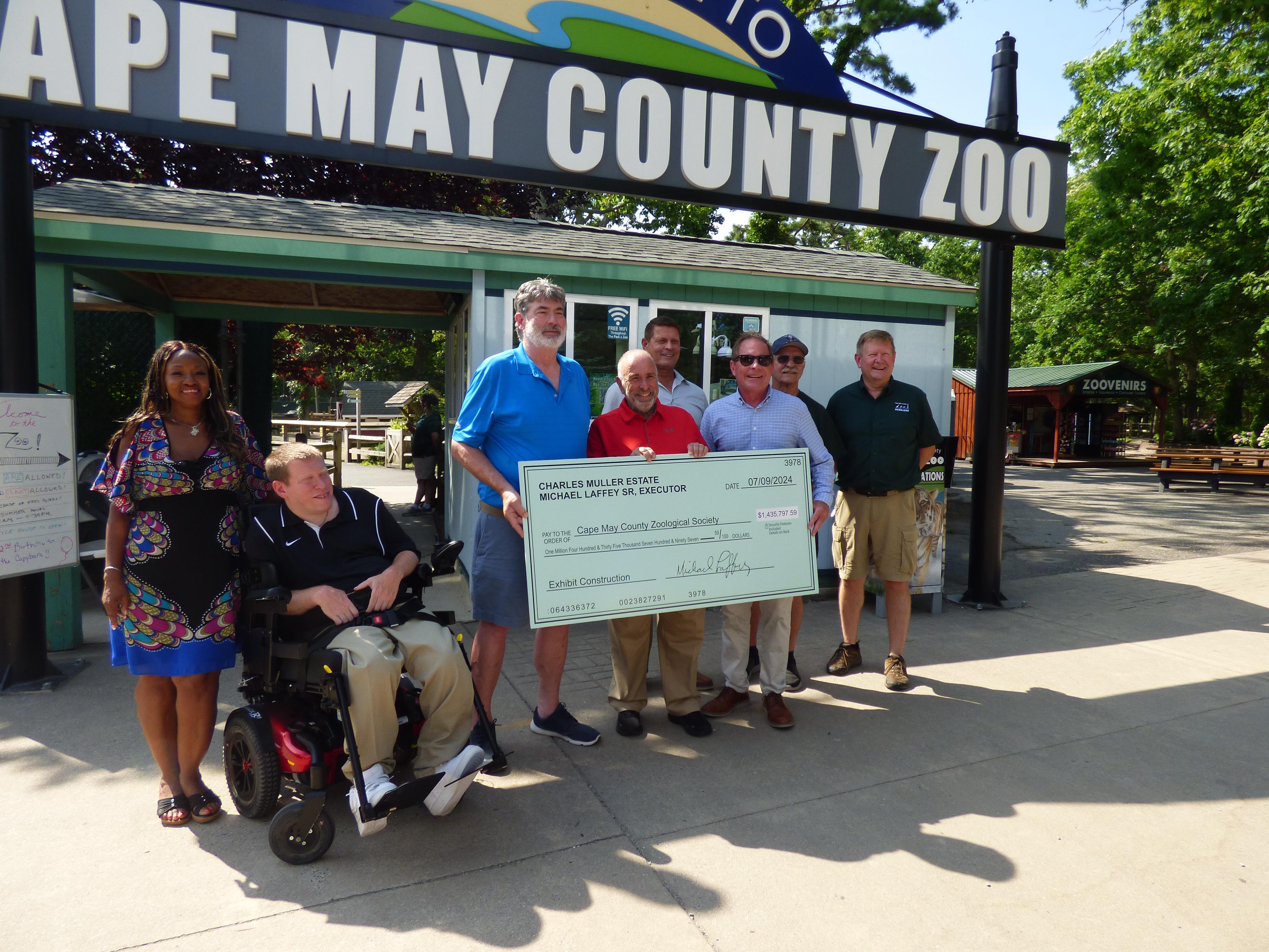 Cape May County Zoo Receives $1.4 Million Donation